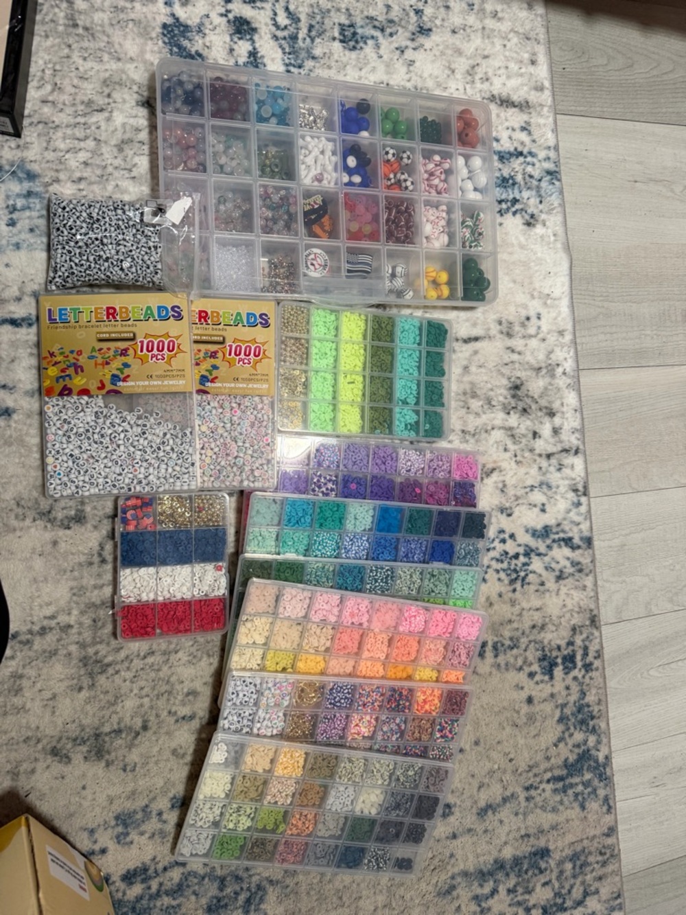 Assorted Bead and Jewelry-Making Kit - Multicolor Beads & Letter Beads